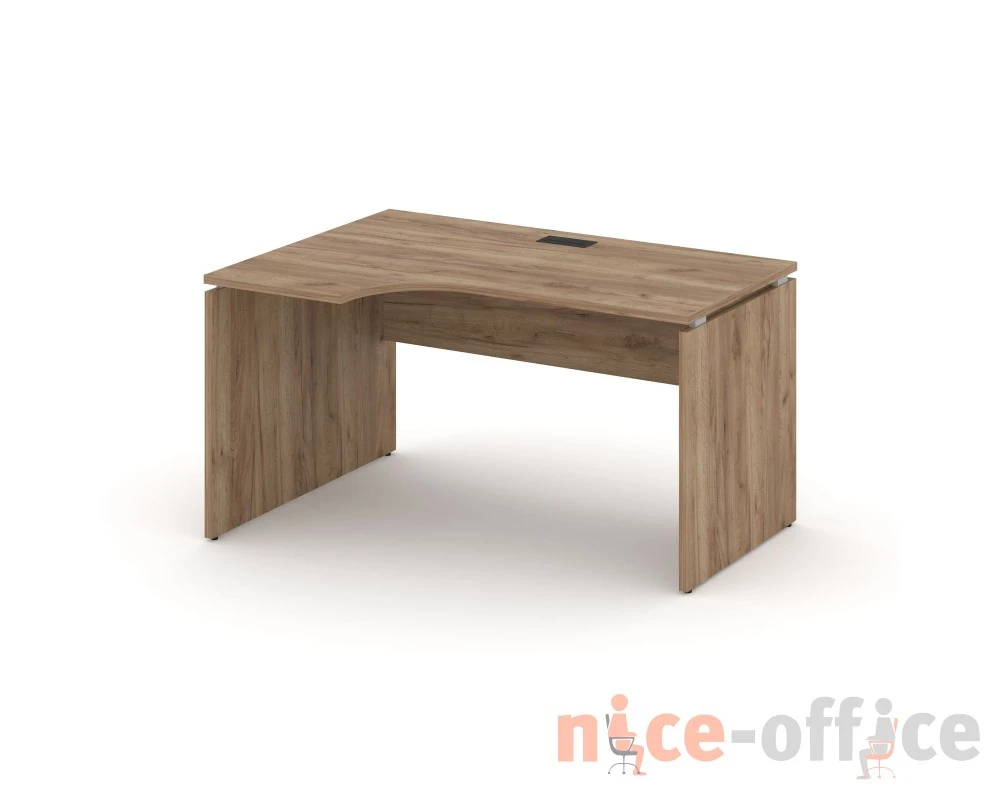 Стол рабочий эргоном. левый 1580x600/980x750 Стайл Проджект / Style Project