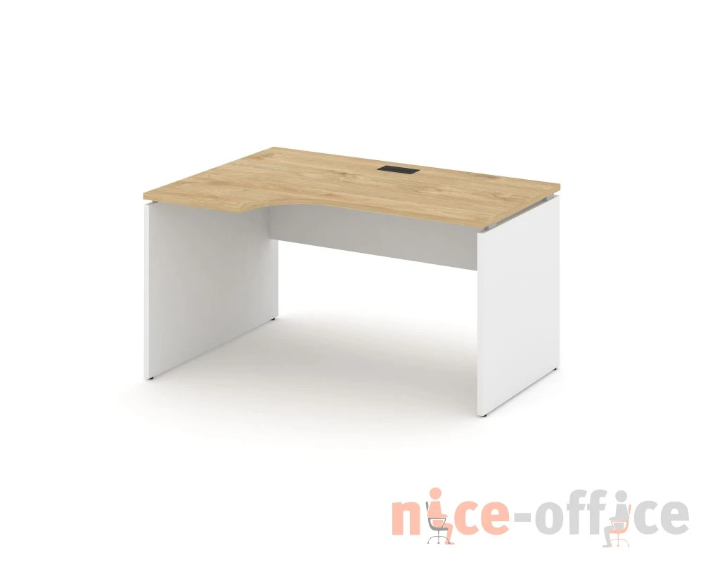 Стол рабочий эргоном. левый 1580x700/980x750 Стайл Проджект / Style Project