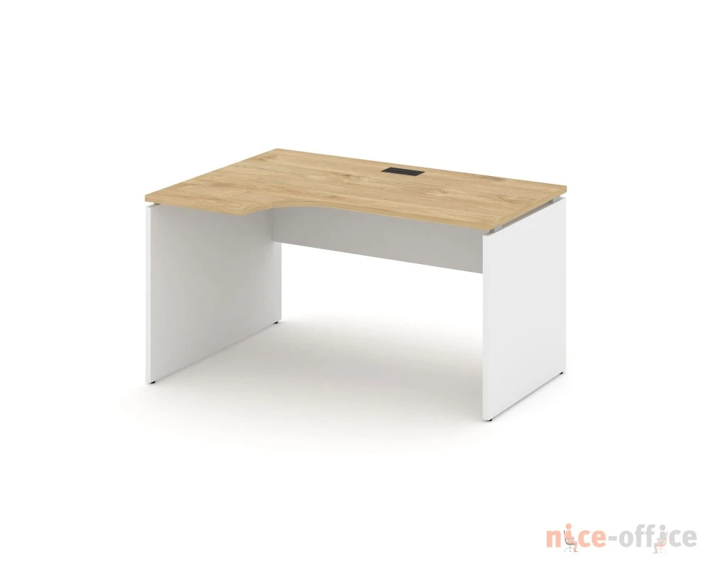 Стол рабочий эргоном. левый 1580x800/980x750 Стайл Проджект / Style Project