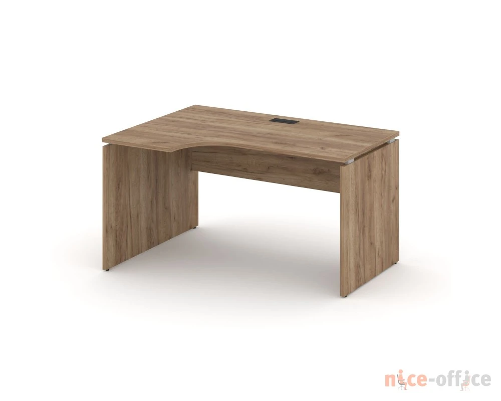 Стол рабочий эргоном. левый 1580x800/980x750 Стайл Проджект / Style Project