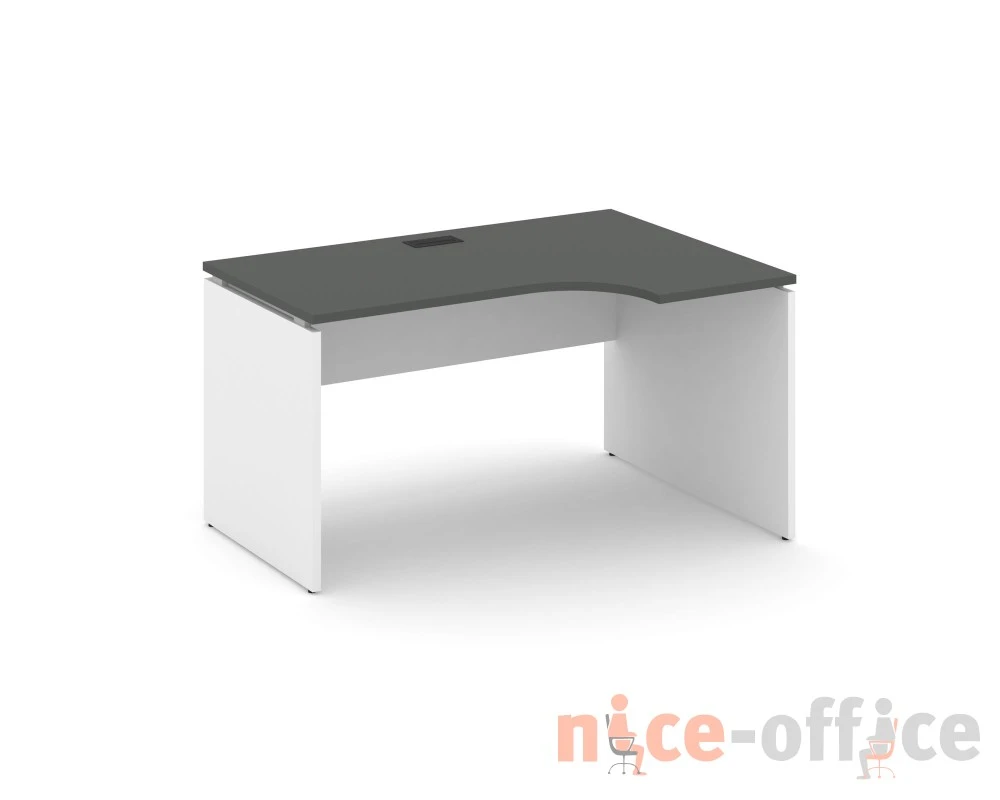Стол рабочий эргоном. правый 1380x600/980x750 Стайл Проджект / Style Project
