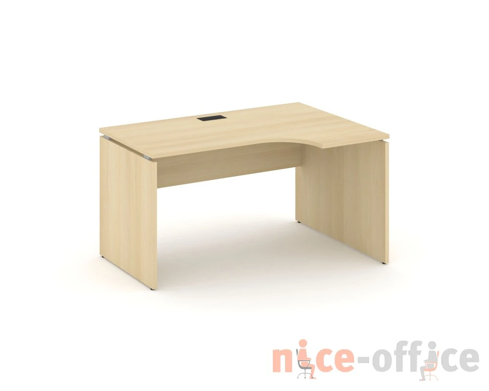 Стол рабочий эргоном. правый 1380x600/980x750 Стайл Проджект / Style Project