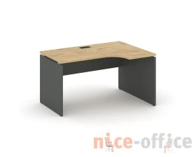 Стол рабочий эргоном. правый 1380x600/980x750 Стайл Проджект / Style Project images