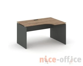 Стол рабочий эргоном. правый 1380x600/980x750 Стайл Проджект / Style Project images