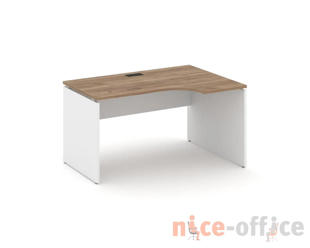 Стол рабочий эргоном. правый 1380x700/980x750 Стайл Проджект / Style Project