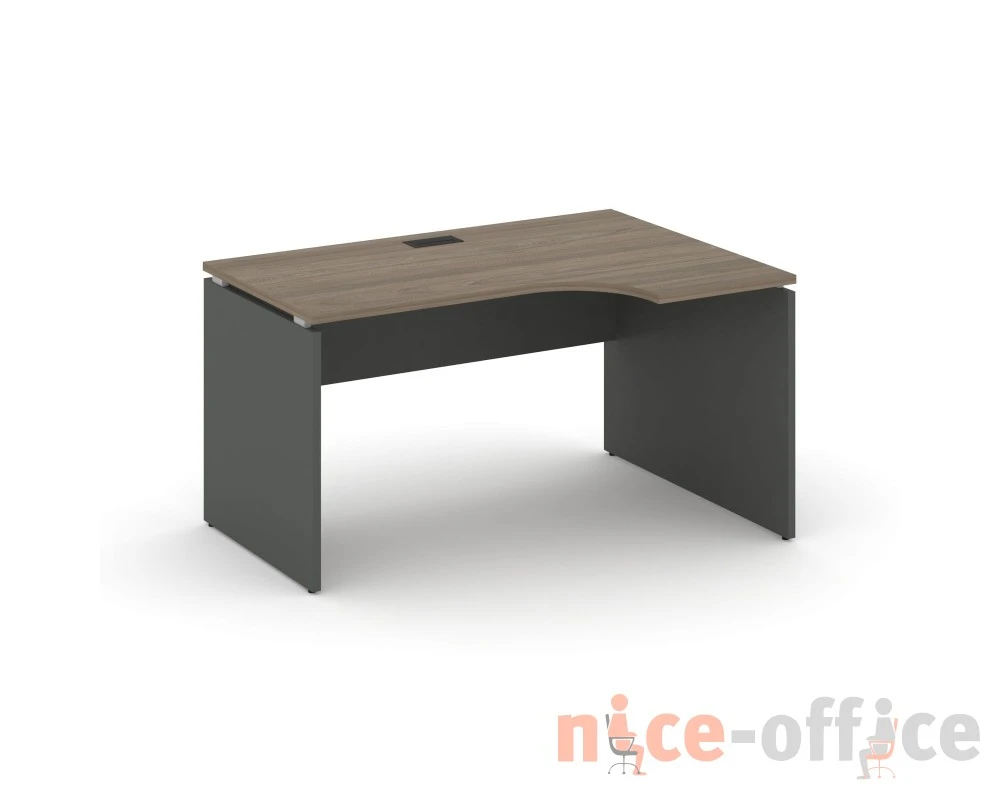 Стол рабочий эргоном. правый 1380x700/980x750 Стайл Проджект / Style Project