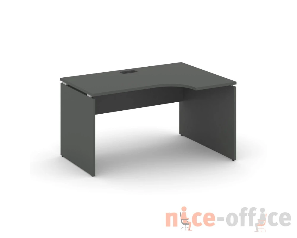 Стол рабочий эргоном. правый 1380x800/980x750 Стайл Проджект / Style Project
