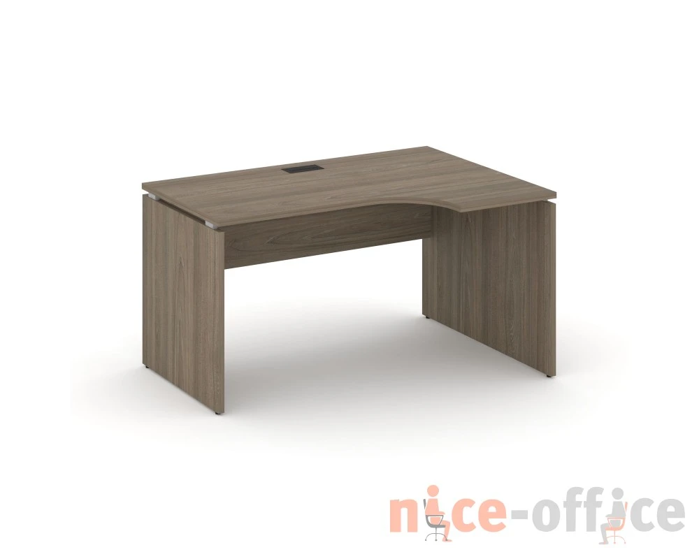 Стол рабочий эргоном. правый 1380x800/980x750 Стайл Проджект / Style Project