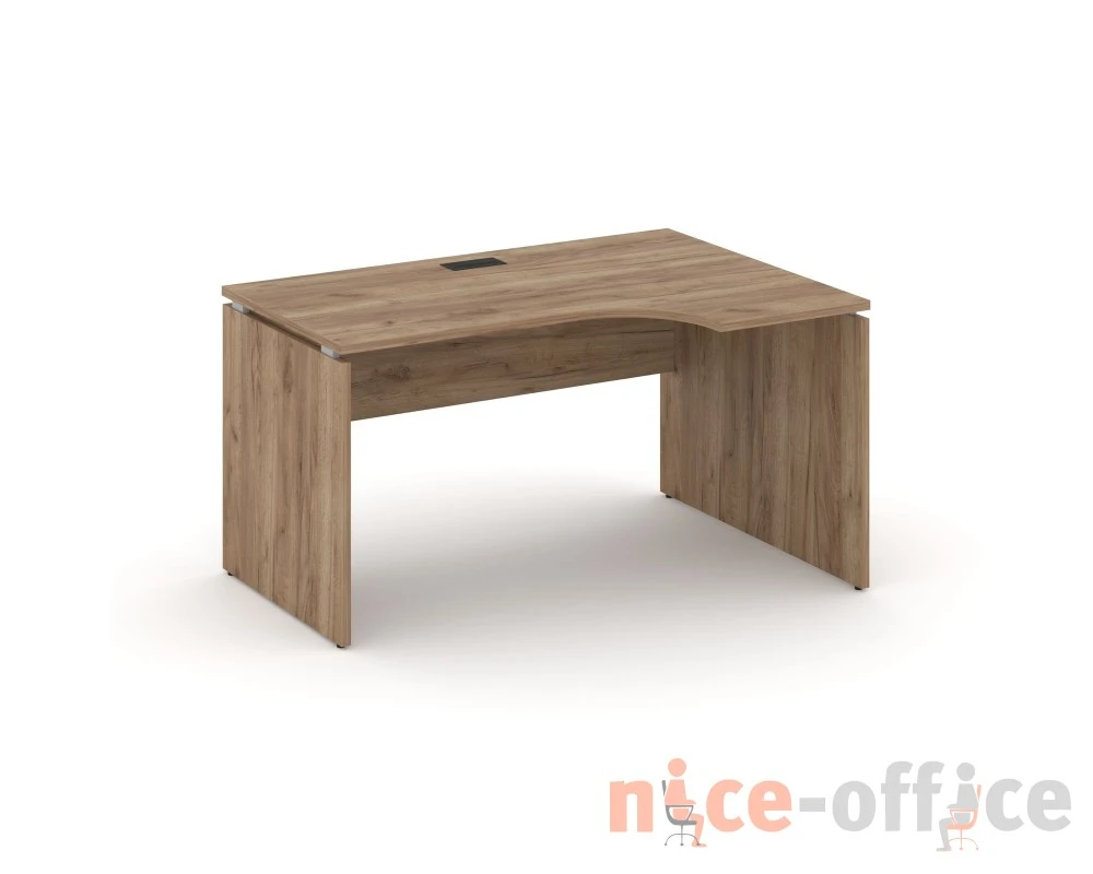 Стол рабочий эргоном. правый 1380x800/980x750 Стайл Проджект / Style Project