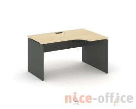 Стол рабочий эргоном. правый 1380x800/980x750 Стайл Проджект / Style Project images