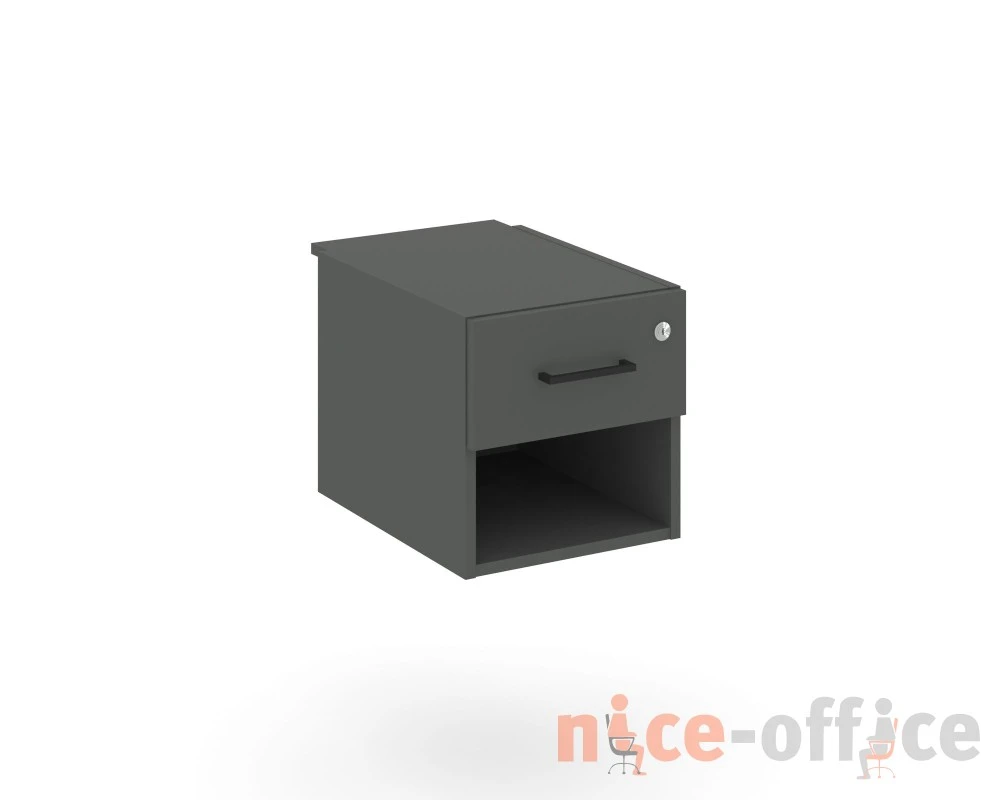 Тумба с 1 открытой нишей и 1 ящ. 343x453x356 Стайл Проджект / Style Project