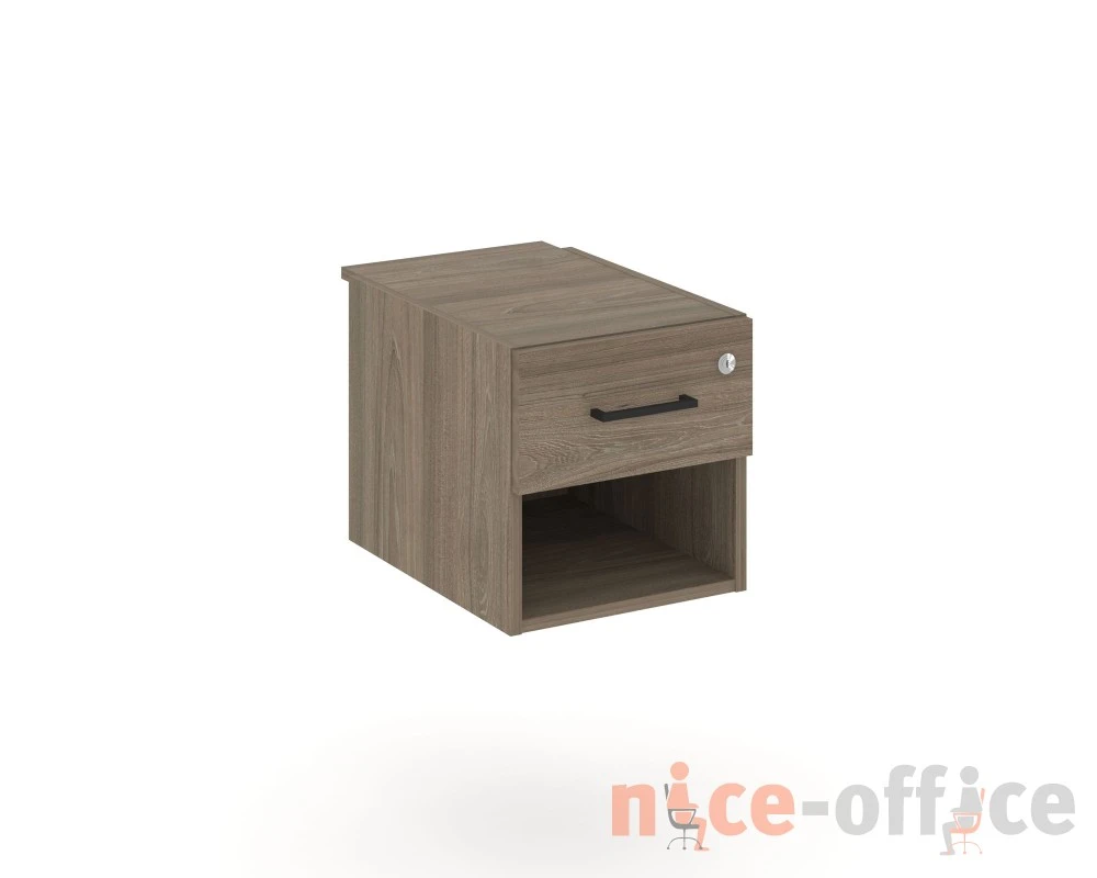 Тумба с 1 открытой нишей и 1 ящ. 343x607x356 Стайл Проджект / Style Project