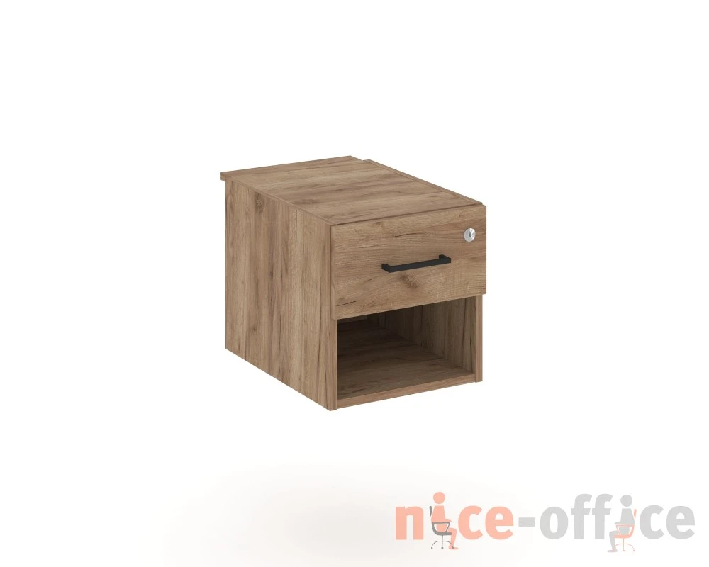 Тумба с 1 открытой нишей и 1 ящ. 343x607x356 Стайл Проджект / Style Project