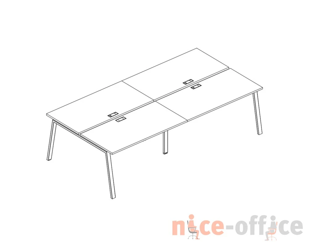 Рабочая станция 4х120 на металлокаркасе TRE A4.PRO