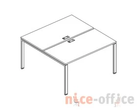 Рабочая станция на металлокаркасе UNO (2х140) A4.PRO images