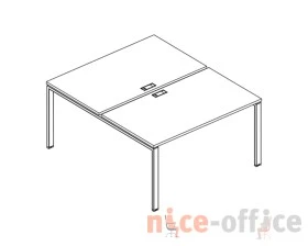 Рабочая станция опоры UNO столы 2х160 A4.PRO images