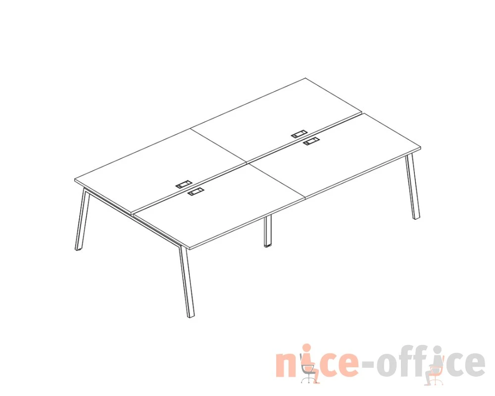 Станция 4х120 рабочая с металлокаркасом TRE A4.PRO