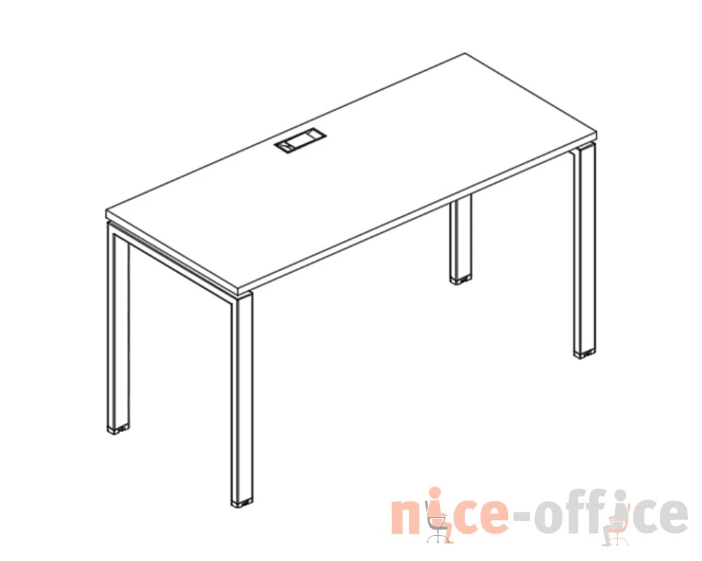 Стол письменный на металлокаркасе UNO 160x80x75 A4.PRO