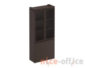 Шкаф для документов со стеклянными дверями МК 343 ДА Mark images
