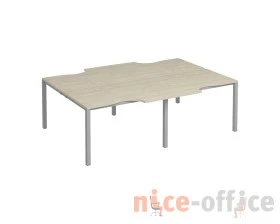 Рабочая станция эргономичные столы на каркасе КФ (4х120) Комфорт КФ images