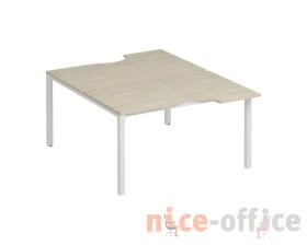 Рабочая станция со столами на каркасе КФ (2х140) Комфорт КФ images