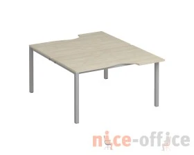 Рабочая станция со столами на каркасе КФ (2х140) Комфорт КФ images