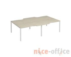 Рабочая станция со столами на металлокаркасе КФ (4х140) Комфорт КФ images