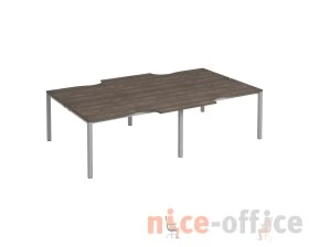 Рабочая станция со столами на металлокаркасе КФ (4х140) Комфорт КФ images