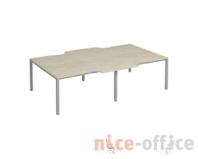 Рабочая станция со столами на металлокаркасе КФ (4х140) Комфорт КФ images