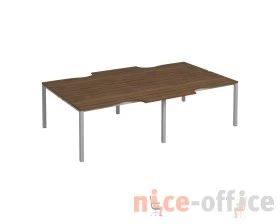 Рабочая станция со столами на металлокаркасе КФ (4х140) Комфорт КФ images