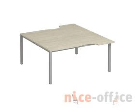 Рабочая станция со столами на опорах КФ (2х160) Комфорт КФ images
