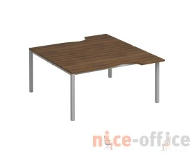 Рабочая станция со столами на опорах КФ (2х160) Комфорт КФ images