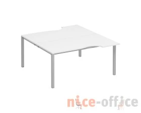 Рабочая станция со столами на опорах КФ (2х160) Комфорт КФ images