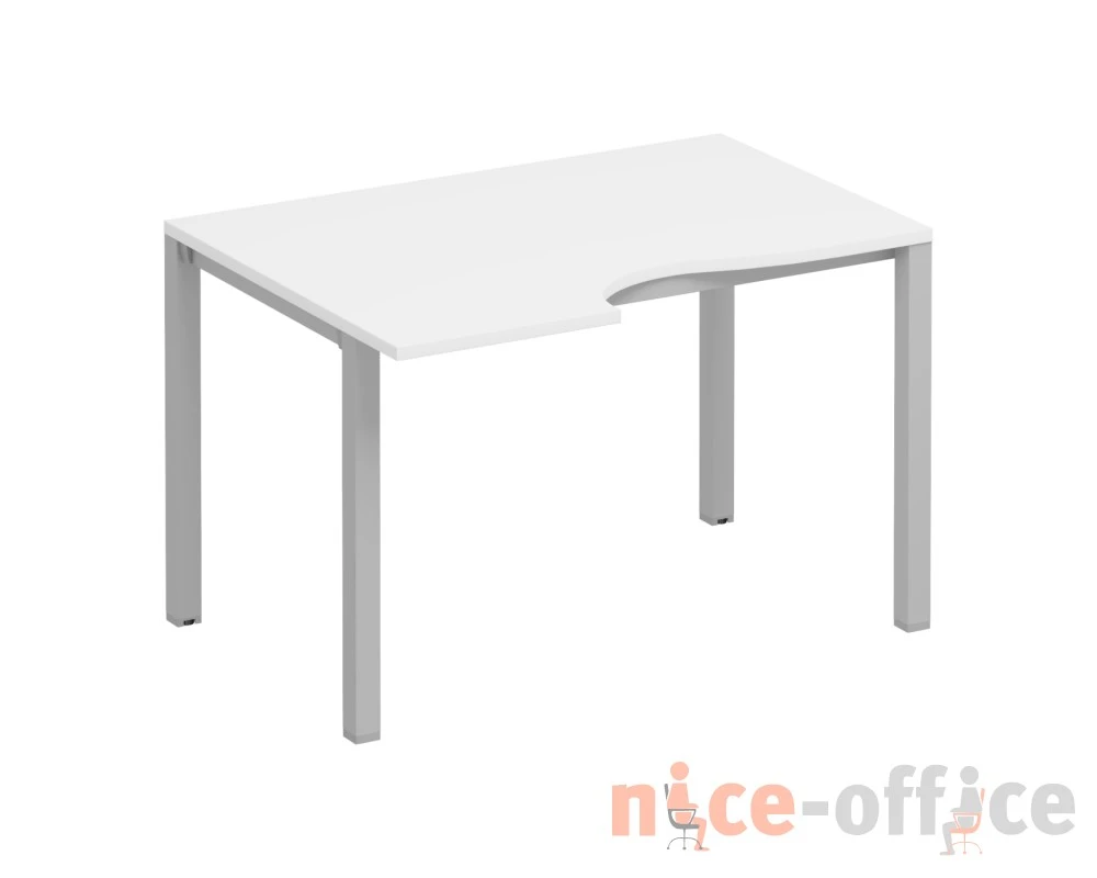Стол эргономичный левый на металлокаркасе 120 Комфорт КФ