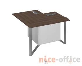 Секция угловая составного стола для переговоров Speech Cube images