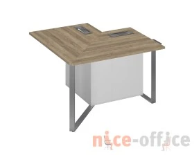 Секция угловая составного стола для переговоров Speech Cube images