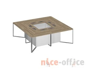 Стол для переговоров 240 составной Speech Cube images