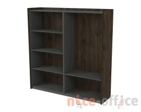 Шкаф высокий комбинированный, двусоставный (1768x460x1828) МАГНЕТИК / MAGNETIC images