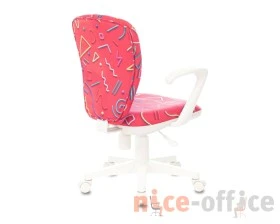 Кресло Бюрократ KD-W10AXSN Ткань, Малиновый images
