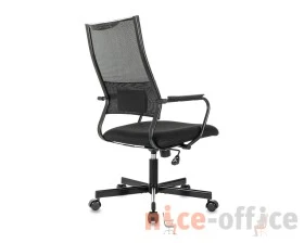 Кресло Бюрократ CH BALANCE B Сетка/ Ткань, Черный images