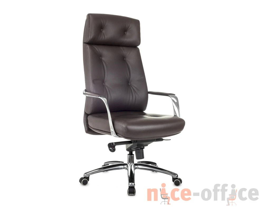 Кресло Бюрократ ДАО / DAO Натуральная кожа, Коричневый