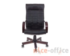 Кресло Бюрократ KB-10WALNUT Экокожа, Черный images