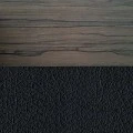 Лимба темная MS/Экокожа черного цвета