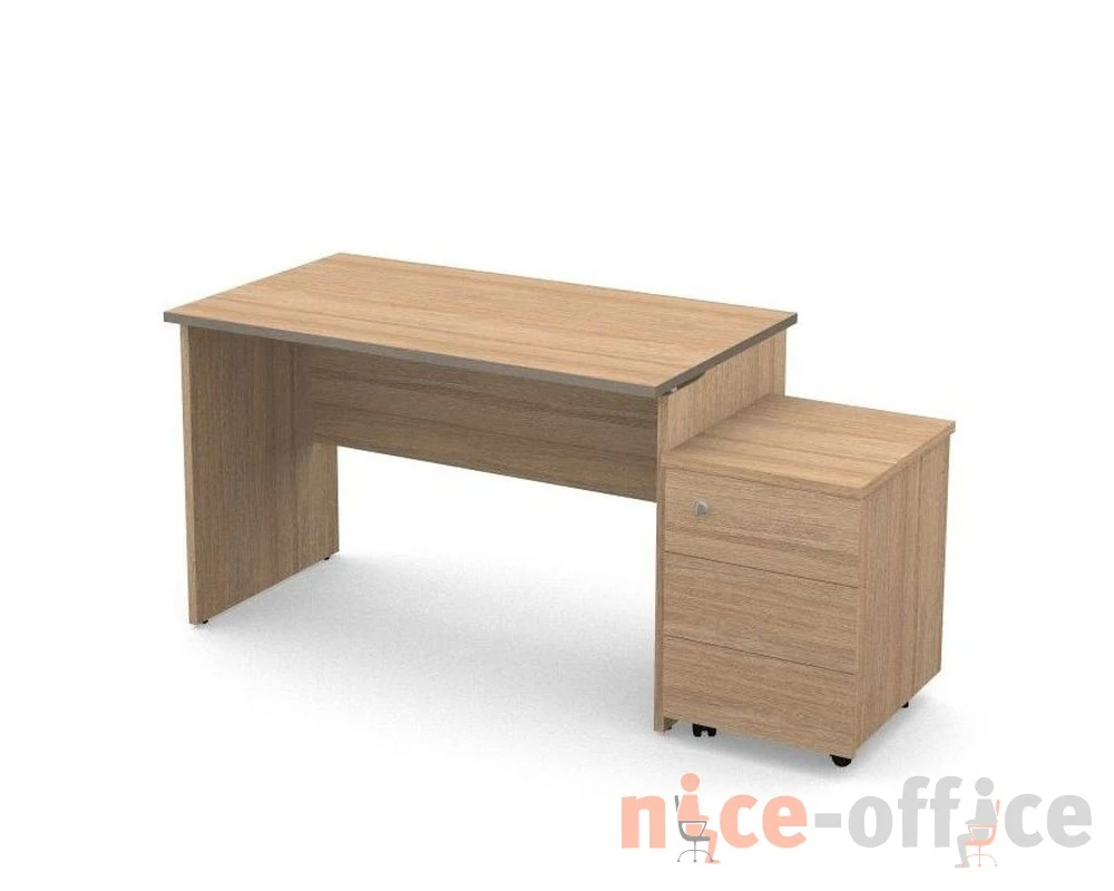 Рабочее место 118х67, тип 2 Smart (df) Дуб медовый