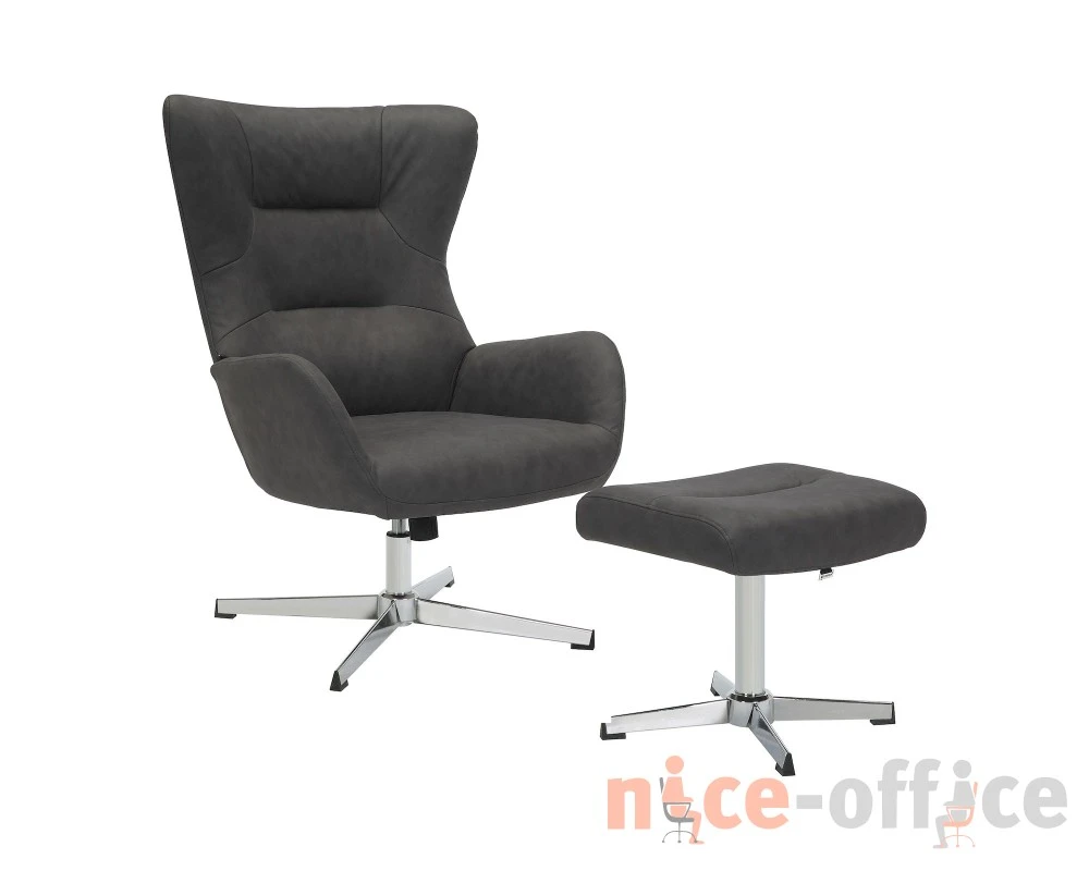 Кресло Everprof Эппл / Apple Ткань, Темно-серый