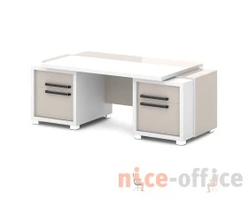 Стол с двумя тумбами 2070х1000х750 Грейс / Grace images