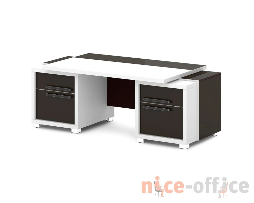 Стол с двумя тумбами 2070х1000х750 Грейс / Grace