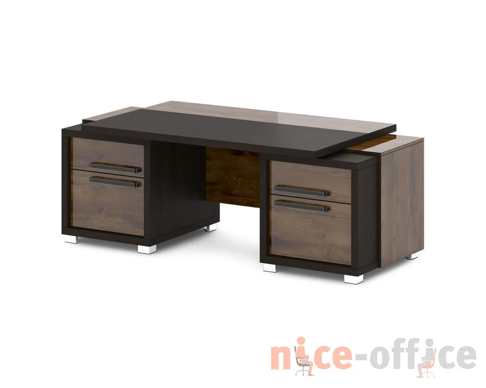 Стол с двумя тумбами 2070х1000х750 Грейс / Grace