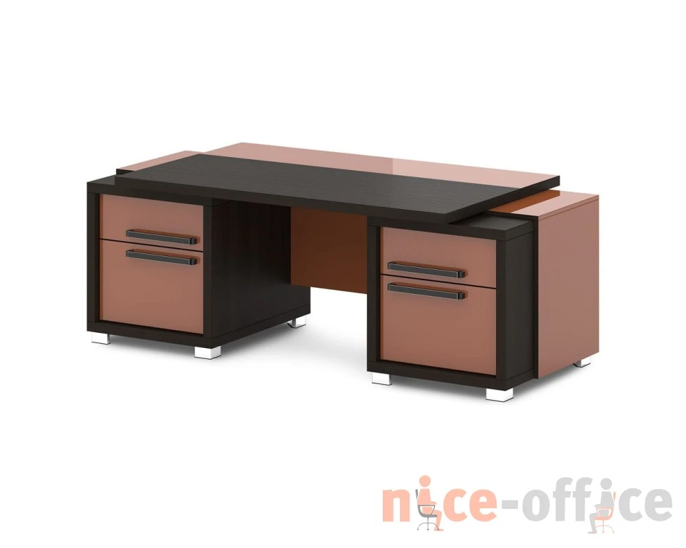 Стол с двумя тумбами 2070х1000х750 Грейс / Grace