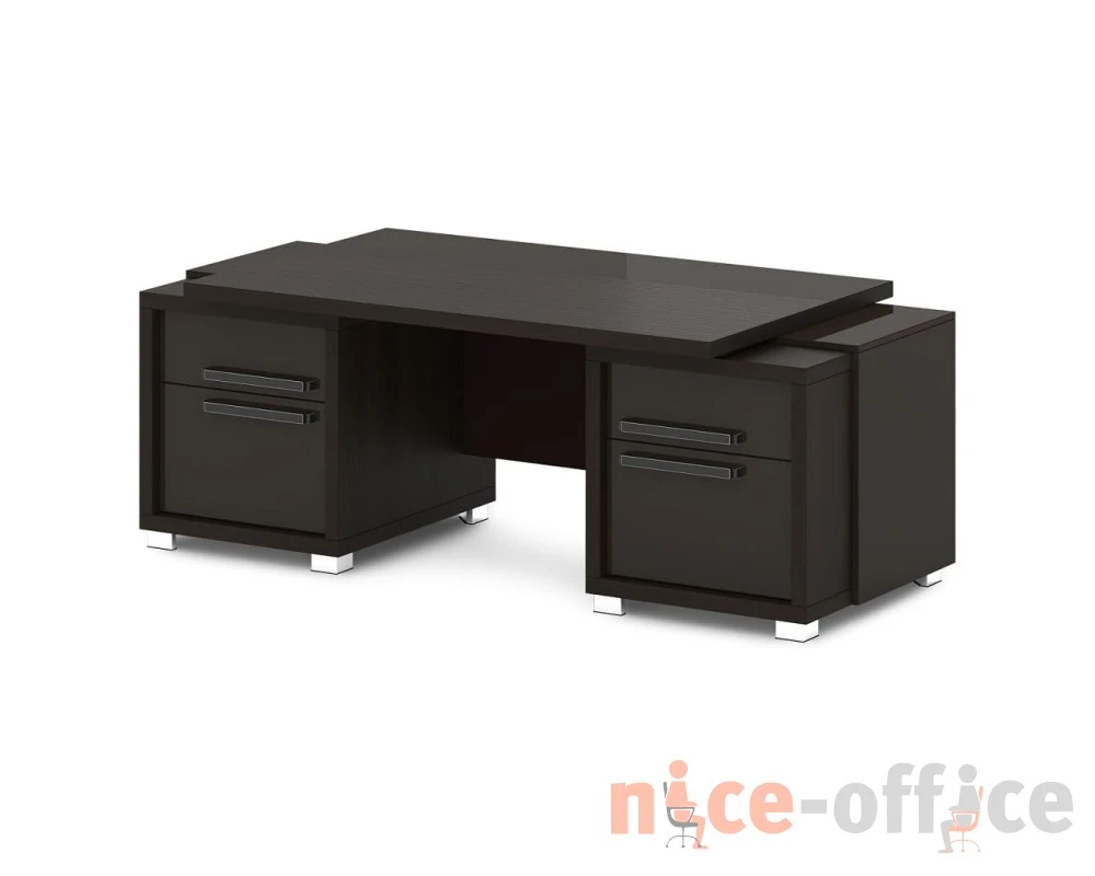 Стол с двумя тумбами 2070х1000х750 Грейс / Grace